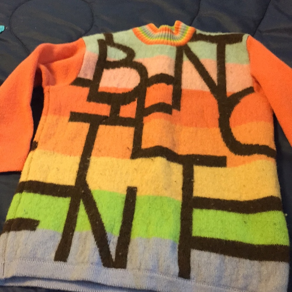 Benetton 100% Shetland wool 1980s
